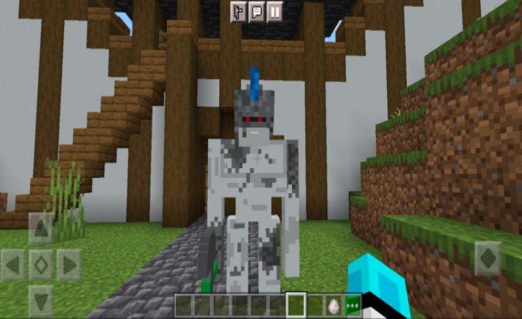 MCPE/Bedrock Bezerker Golem Addon