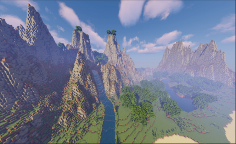 MCPE/Bedrock C Island Survival [1200x1200] (Achievements Are On!)