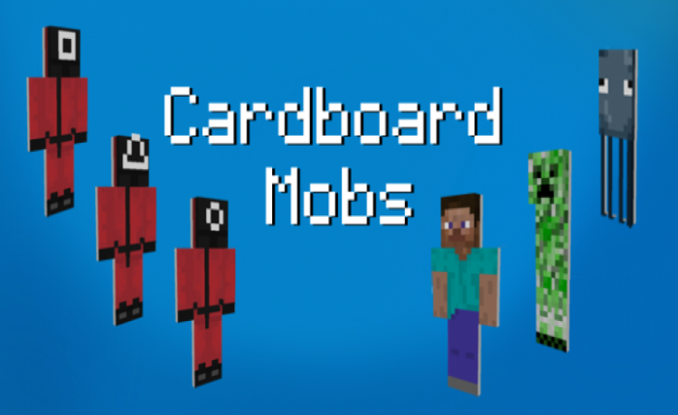 MCPE/Bedrock Cardboard Mobs