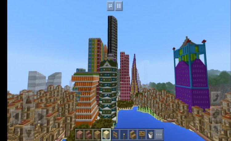 MCPE/Bedrock ChiYue City (Red Moon City)