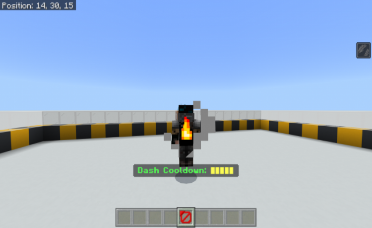 MCPE/Bedrock Custom Ability - Dash (w/ Cooldown)