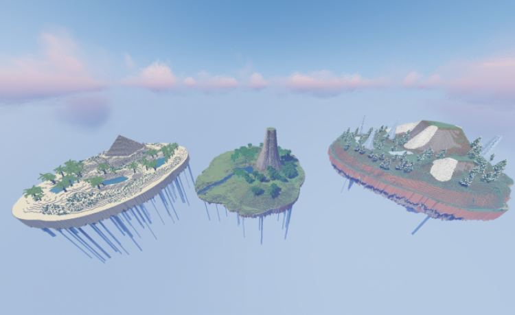 MCPE/Bedrock Custom Sky Islands! [Achievements ON!]