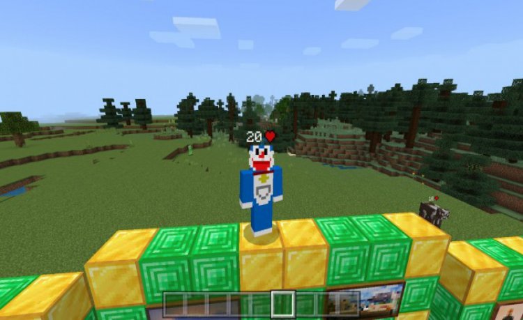 MCPE/Bedrock Doraemon Skin Pack