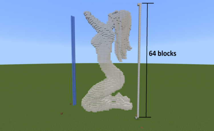 MCPE/Bedrock Female Statue Hologram Resource Pack