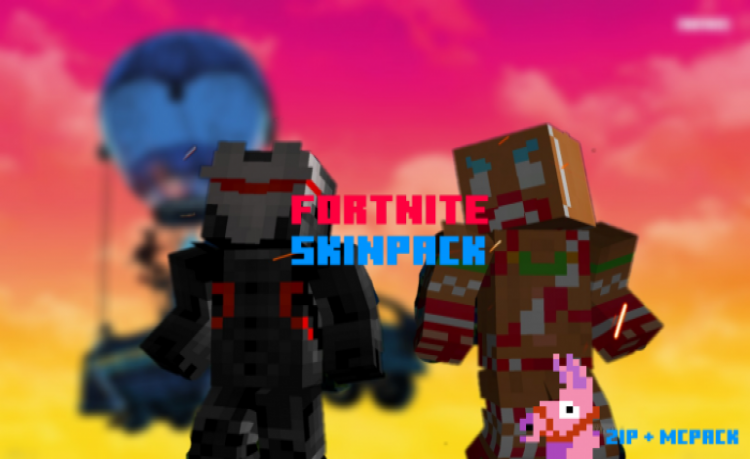 MCPE/Bedrock Fortnite Skinpack [15 skins] [new]