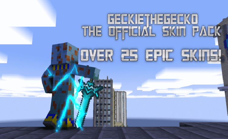 MCPE/Bedrock GeckieTheGecko | The Skin Pack! (Drip Felix Update)