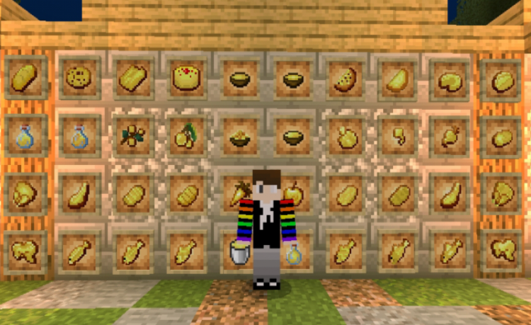 MCPE/Bedrock Golden Food And Drink