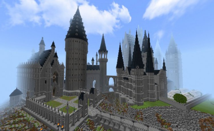 MCPE/Bedrock Hogwarts & The Surrounding Areas Version 4