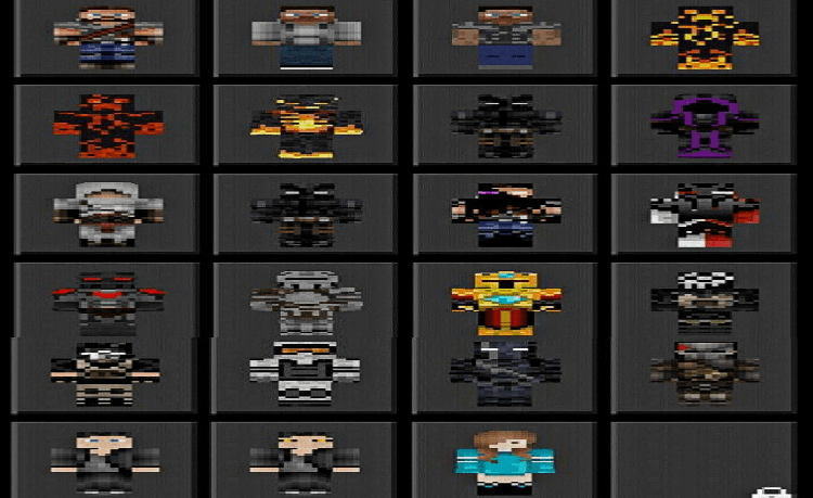 MCPE/Bedrock Hybred&#039;s Skin Pack