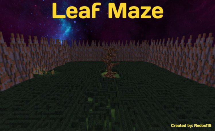 MCPE/Bedrock Leaf Maze