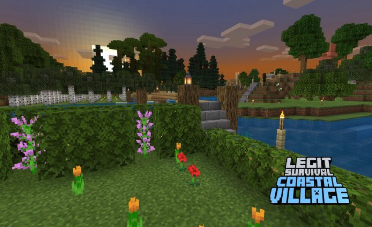 MCPE/Bedrock Legit Survival: Coastal Village