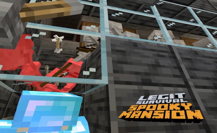 MCPE/Bedrock Legit Survival: Spooky Mansion