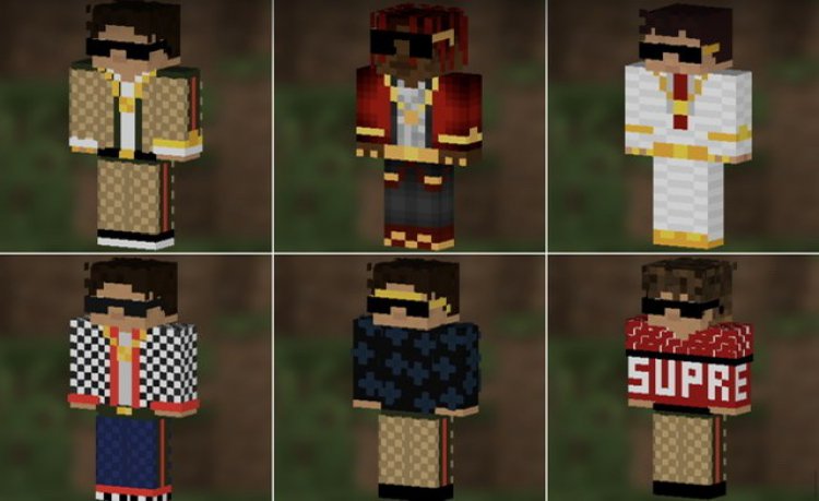 MCPE/Bedrock Modern Millionaires Skin Pack - Pt.3