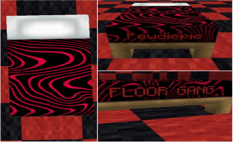 MCPE/Bedrock Pewdiepie Beds V1