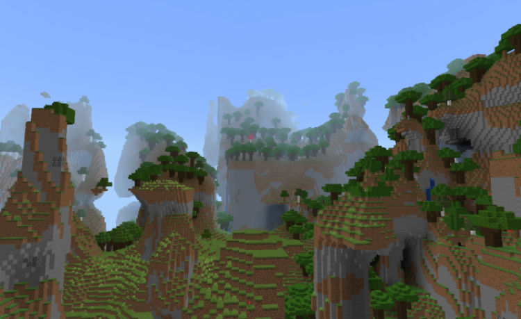 MCPE/Bedrock Real Java Amplified World 8x8k