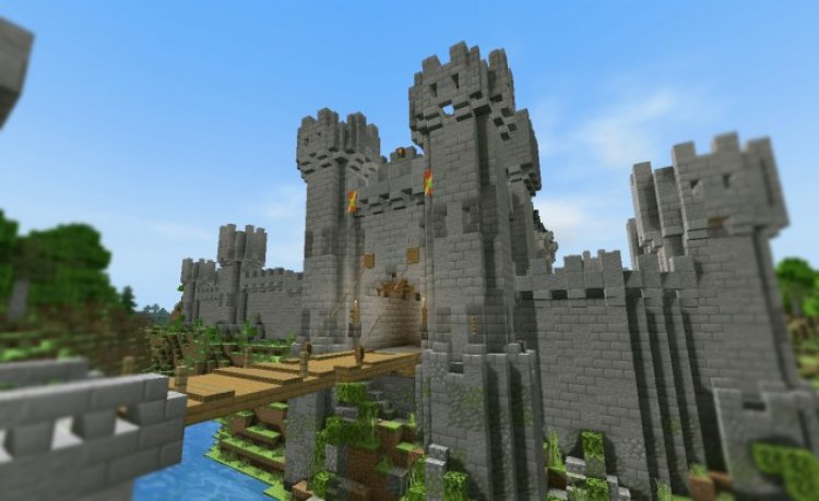 MCPE/Bedrock Realistic Medieval Castle