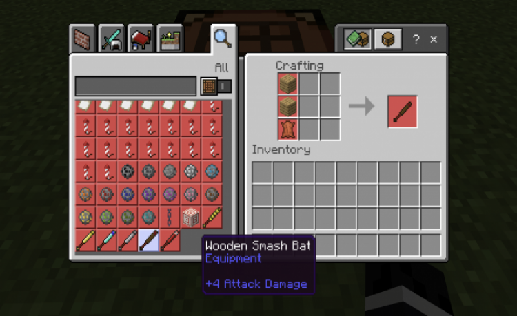 MCPE/Bedrock Smash Bats Addon