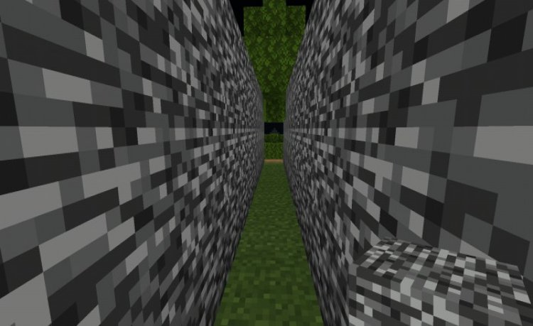 MCPE/Bedrock Straight Line Only Survival