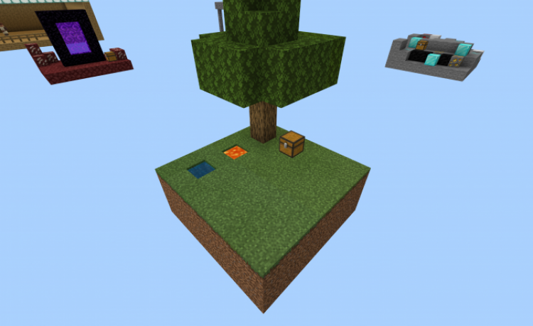 MCPE/Bedrock Survival Skyblock