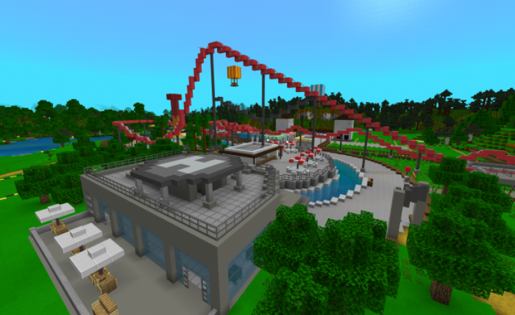 MCPE/Bedrock Theme Park World