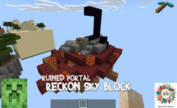 MCPE/Bedrock Reckon Sky Block V5