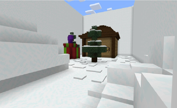 MCPE/Bedrock X-Mas Find The Button