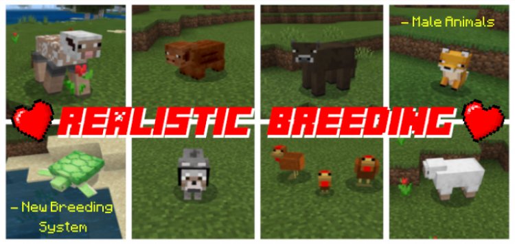 Realistic Breeding Addon (Male & Female Animals!)
