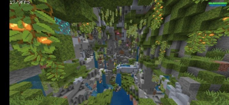 1.18 Caves Biome MCDL HUB Minecraft Bedrock Mods