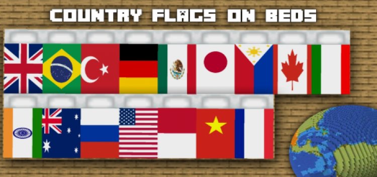 Country Flags on Beds (Resource Pack)