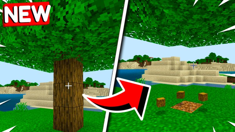 TREE CHOP CAPITATOR ADDON for MINECRAFT BEDROCK 1.21+